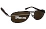 Sunglass Fix Replacement Lenses for Persol 2405-S - 59mm Wide 