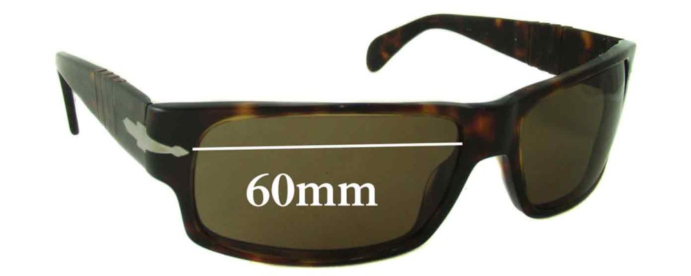 Sunglass Fix Replacement Lenses for Persol 2720 - 60mm Wide