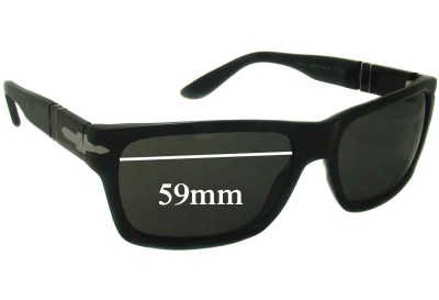 Persol 2913-S Replacement Sunglass Lenses - 59mm wide 