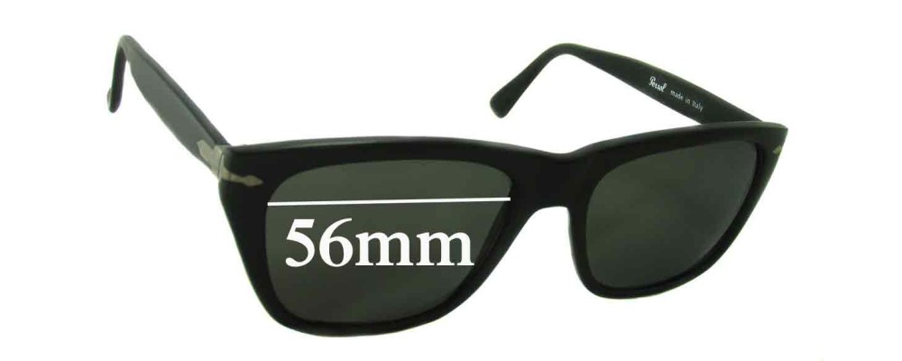 Sunglass Fix Replacement Lenses for Persol Ratti 40401 - 56mm Wide