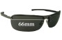 Sunglass Fix Replacement Lenses for Police S2869 - 66mm Wide 