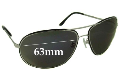 Police S8637 Replacement Lenses 63mm wide 