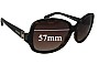 Sunglass Fix Replacement Lenses for Prada SPR17N - 57mm Wide 