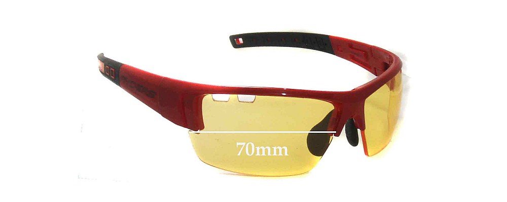 Ryders Cadence Replacement Sunglass Lenses - 70mm wide