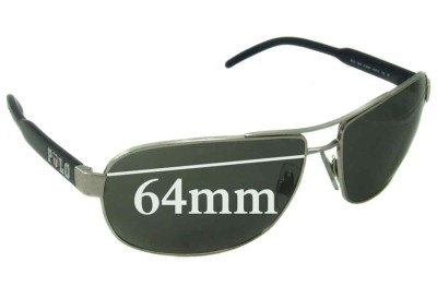 Polo RL3053 Replacement Lenses 64mm wide 