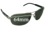 Sunglass Fix Replacement Lenses for Polo RL3053 - 64mm Wide 