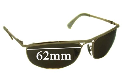 Ray Ban RB3119 Replacement Lenses 62mm wide 