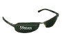 Sunglass Fix Verres de Remplacement pour Ray-Ban RB3149 - 59mm Wide 