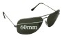 Sunglass Fix Replacement Lenses for Ray-Ban RB3363 - 60mm Wide 