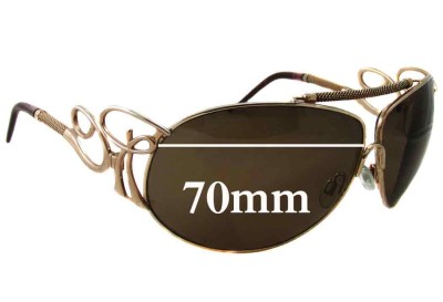Roberto Cavalli Cameia 300S Replacement Lenses 70mm wide 