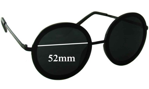 Sunglass Fix Replacement Lenses for Rorgge 7778 - 52mm Wide 