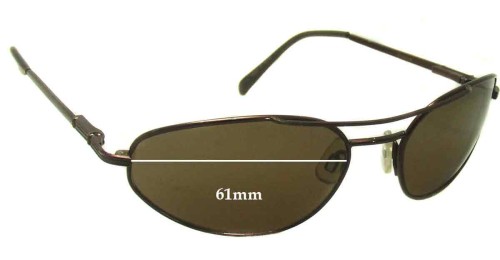 Verres De Rechange Sunglass Fix Pour Serengeti Vitale - 61mm - 100% UV