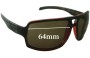Sunglass Fix Replacement Lenses for Smith Swindler - 64mm Wide 