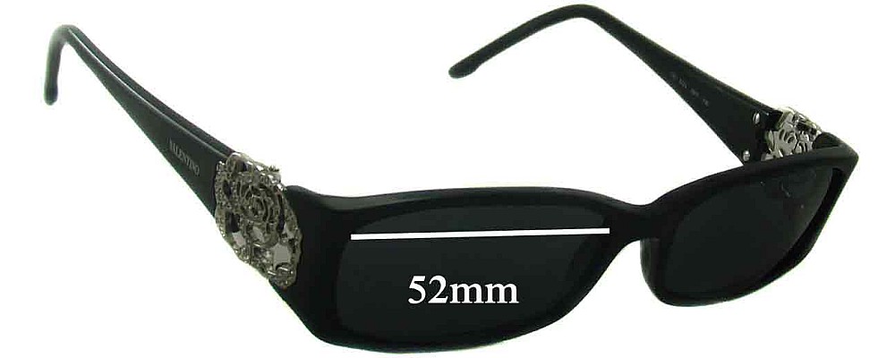 Valentino 5725 Replacement Sunglass Lenses - 52mm Wide