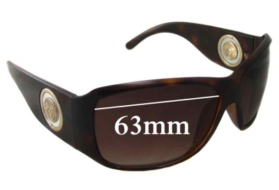 Versace Unknown Model Replacement Sunglass Lenses - 63mm Wide 