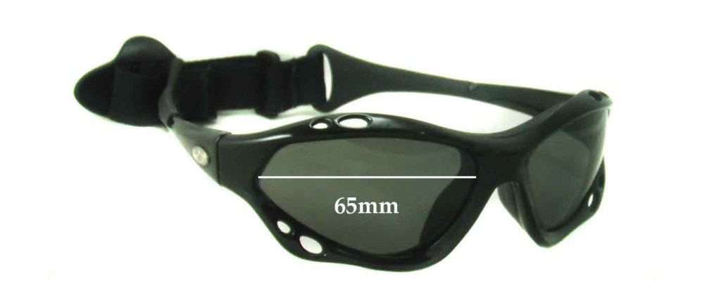 Sunglass Fix Replacement Lenses for WaveShields Waveshields - 65mm Wide
