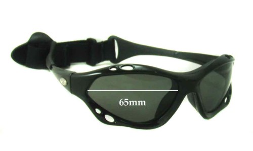Sunglass Fix Replacement Lenses for WaveShields Waveshields - 65mm Wide 