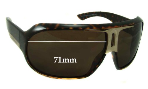 Sunglass Fix Replacement Lenses for Yves Saint Laurent YSL2199/S - 71mm Wide 