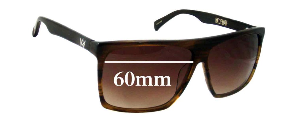 Sunglass Fix Replacement Lenses for AM Eyewear Cobsey - 60mm Wide