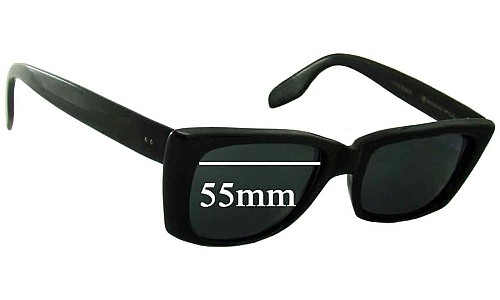 Sunglass Fix Replacement Lenses for American Optical Seafarer - 55mm Wide 
