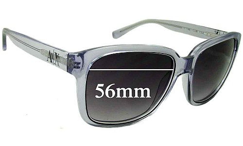 Sunglass Fix Replacement Lenses for Armani Exchange AX 4002 - 56mm Wide 