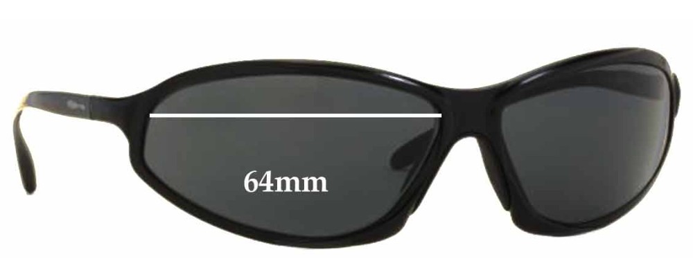 Arnette AN3041 Metal Replacement Sunglass Lenses - 64mm wide