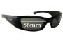 Sunglass Fix Lentes de Repuesto para Arnette RAJ1586AA - 56mm Wide 