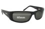 Sunglass Fix Replacement Lenses for Bill Bass Jet - 60mm Wide 