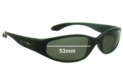 Bolle Orvet Replacement Sunglass Lenses - 53mm wide oval shaped 