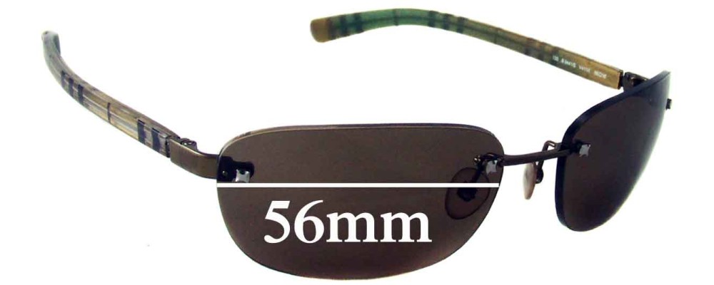 Sunglass Fix Replacement Lenses for Burberry B 9441-S - 56mm Wide