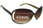 Sunglass Fix Replacement Lenses for Calvin Klein R334S - 61mm Wide 