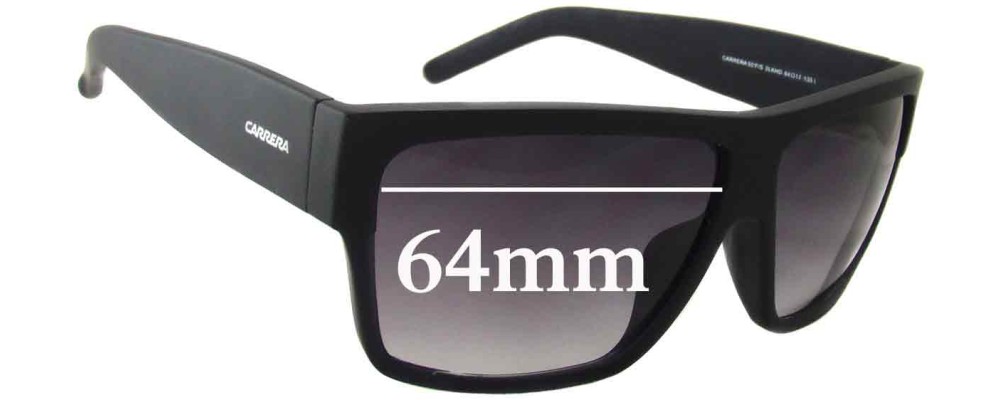 Sunglass Fix Replacement Lenses for Carrera 50 - 64mm Wide