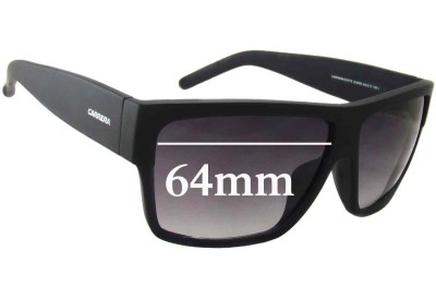 Carrera 50/F/S Replacement Sunglass Lenses - 64mm wide 