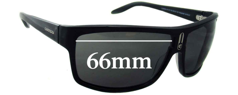 Sunglass Fix Replacement Lenses for Carrera 62 - 66mm Wide