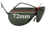 Sunglass Fix Replacement Lenses for Carrera 5629 - 72mm Wide 