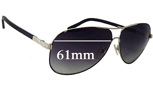 Sunglass Fix Replacement Lenses for Chloe CE 120S - 61mm Wide 