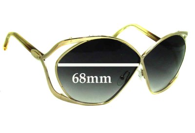 Christian Dior 2056 Replacement Lenses 68mm wide 
