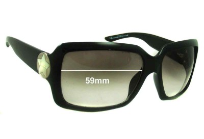 Christian Dior Starshine Replacement Lenses 59mm wide 