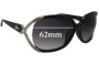Sunglass Fix Replacement Lenses for Christian Dior Sydney - 62mm Wide 