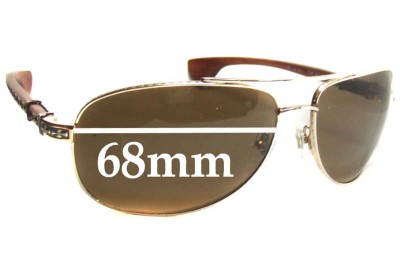 Chrome Hearts The Beast II Replacement Lenses 68mm wide 