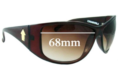 Criminal Giveme Replacement Lenses 68mm wide 