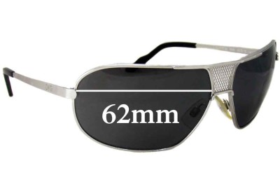Dolce & Gabbana DG2136 Replacement Sunglass Lenses - 62mm wide 