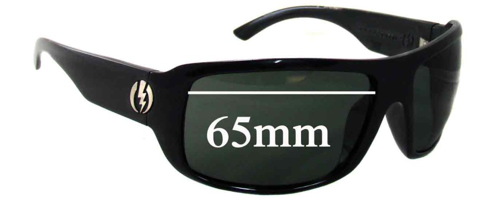 Sunglass Fix Replacement Lenses for Electric KW - 65mm Wide