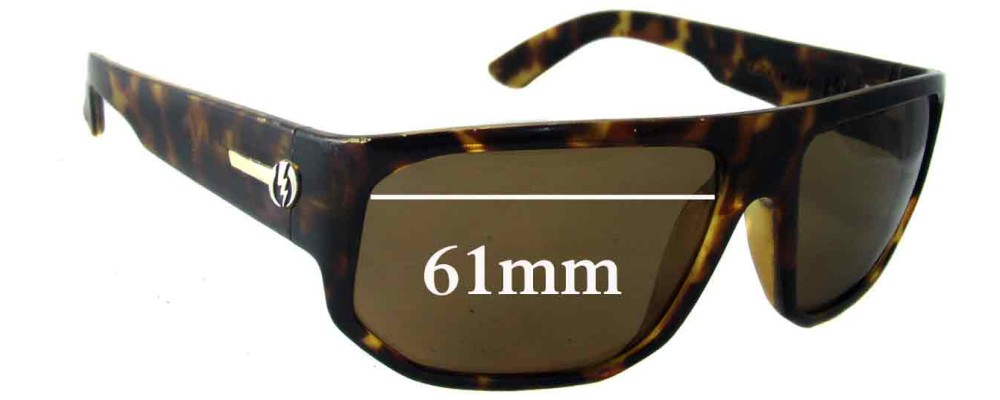 Sunglass Fix Replacement Lenses for Electric BPM - 61mm Wide