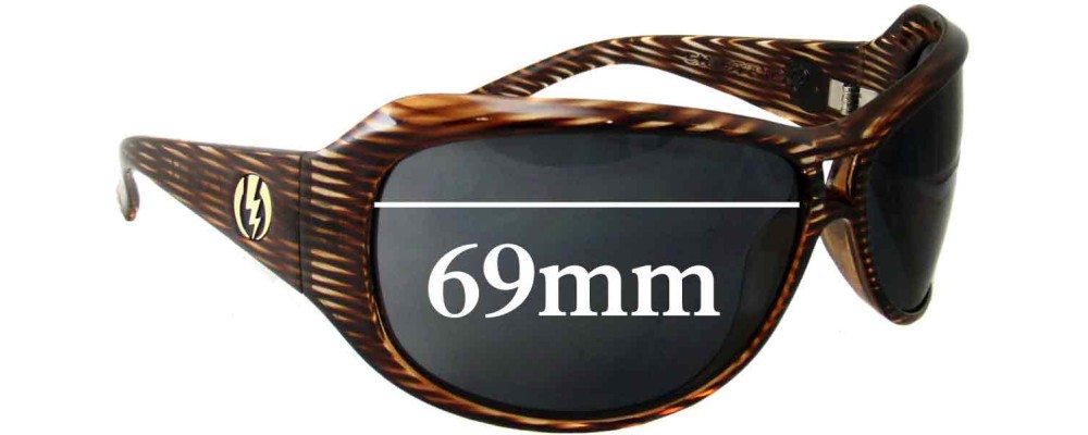 Sunglass Fix Replacement Lenses for Electric Spectre - 69mm Wide