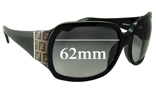 Sunglass Fix Replacement Lenses for Fendi FS 462 - 62mm Wide 