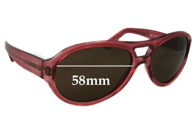 Fendi Z649 Replacement Lenses 58mm wide 