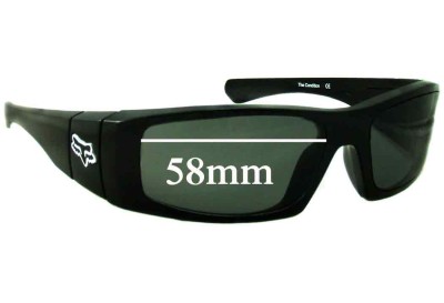 Fox Racing The Condition Replacement Lenses 58mm wide 