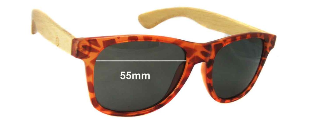 Gro Collection New Sunglass Lenses - 55mm wide