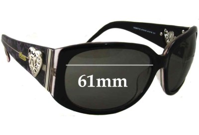 Gucci GG3077/S Replacement Sunglass Lenses -61mm Wide 